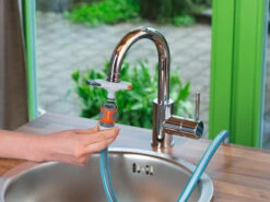 Gardena Tap Connector For Indoor Taps -Gardena Store 967980601 g8187 gardena indoor tap hose adaptor 8c