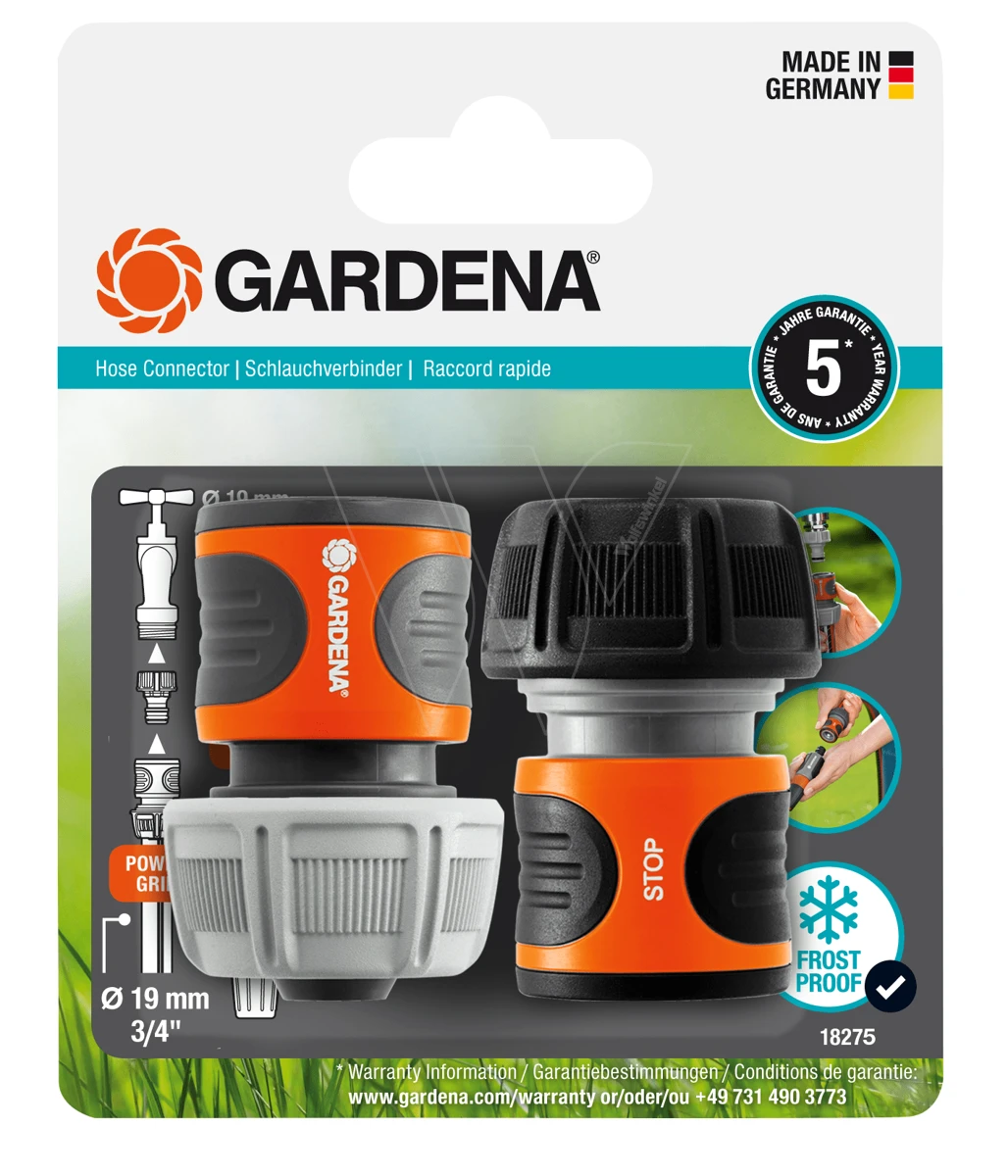 Gardena Hose Set 19mm (3/4") 3 Gardena Hose Set 19mm (3/4")