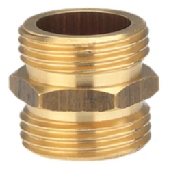 Gardena Brass Threaded Nipple 26.5mm (3/4")